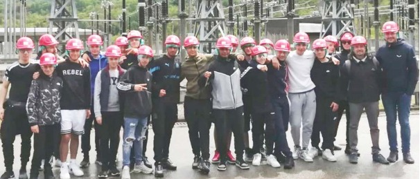 SAN BENIGNO – Gli studenti del Cnos-Fap alla Centrale idroelettrica di Entracque