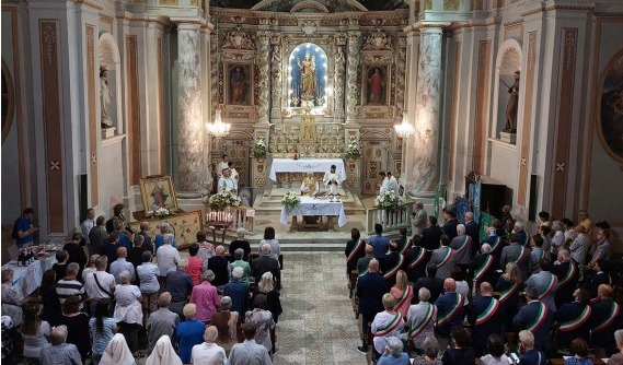 AL SANTUARIO DI OZEGNA COL VESCOVO EDOARDO E IL CARDINALE MIGLIO –  Maria ci rivela il Salvatore