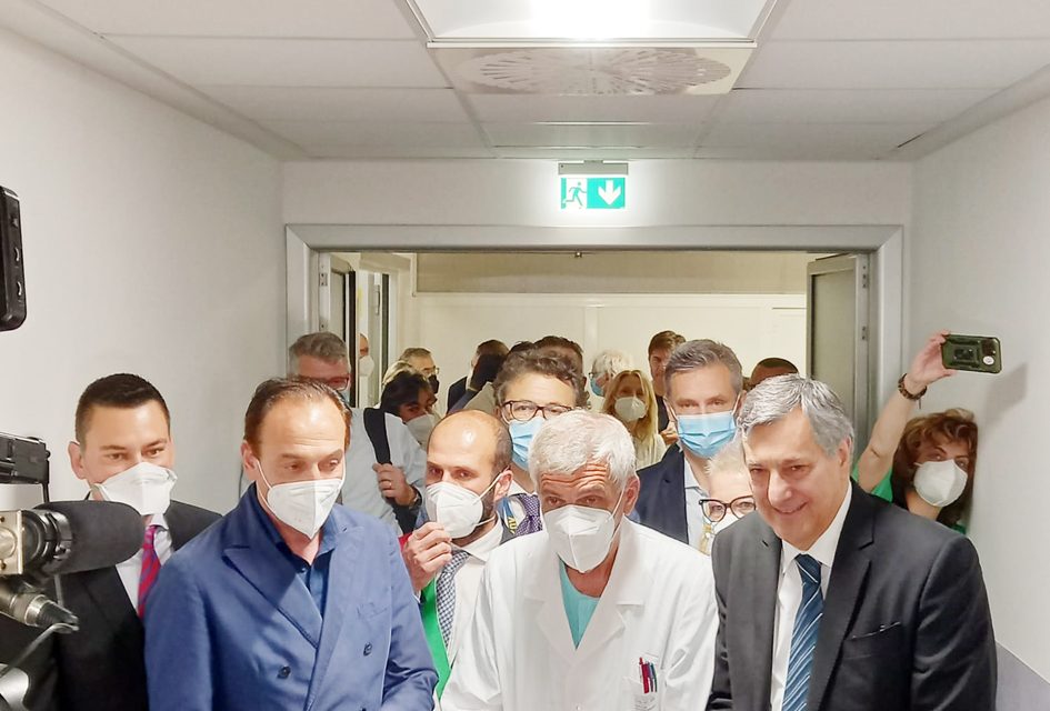 IVREA – L’inaugurazione dell’ampliamento della terapia intensiva e subintensiva dell’ospedale di Ivrea