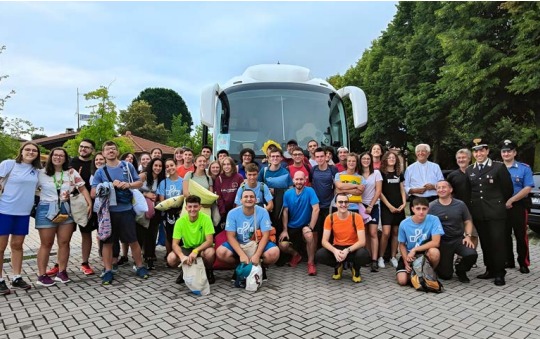 IVREA – GMG: partita l’avventura!. I primi ragazzi già in Portogallo, dopo la tappa a Lourdes