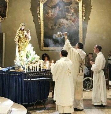 CHIVASSO – Celebrata la Madonna del Carmine