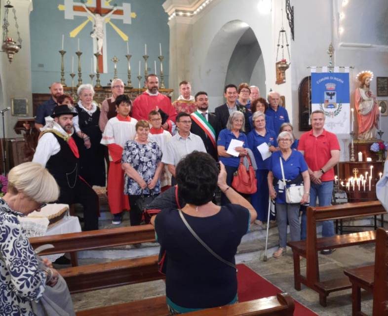 INGRIA – Festeggiato San Giacomo e benedetto il nuovo ambone, opera di Daniele Rosso
