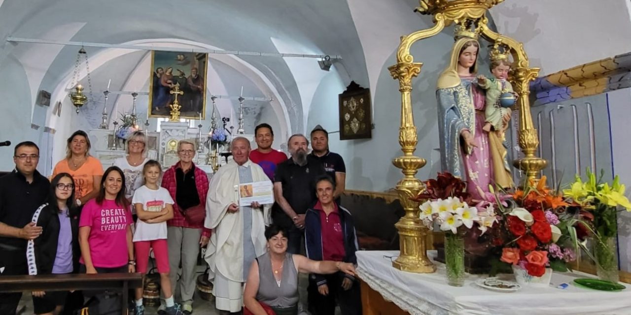 NOASCA – Don Dario, Sacerdote da 55 anni – Tanta gente lo festeggia alla “Madonna del Truc”