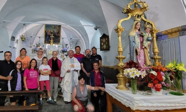 NOASCA – Don Dario, Sacerdote da 55 anni – Tanta gente lo festeggia alla “Madonna del Truc”