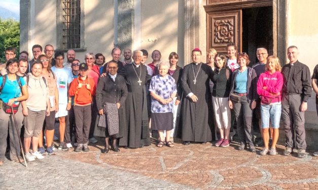 OROPA – Sono arrivati i primi pellegrini, “vedetta” del grande pellegrinaggio diocesano di Ivrea
