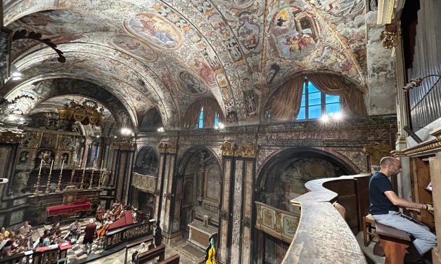 IVREA SAN NICOLA – Prove generali per il concerto di questa sera, 14 agosto