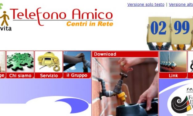 TELEFONO AMICO – Una realtà da valorizzare, per aiutare concretamente il prossimo
