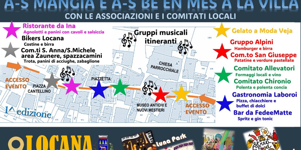 LOCANA – Un paese da degustare – In lungo e in largo, si mangia e si beve