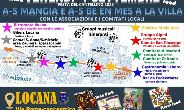 LOCANA – Un paese da degustare – In lungo e in largo, si mangia e si beve