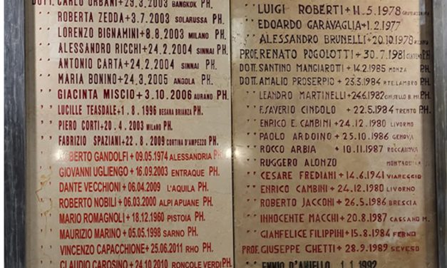 Pillole di missionarietà (in città) – SANTI MEDICI (TALVOLTA IGNOTI)