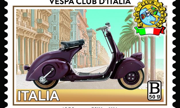 POSTE ITALIANE – Emissione francobollo dedicato al Vespa Club d’Italia