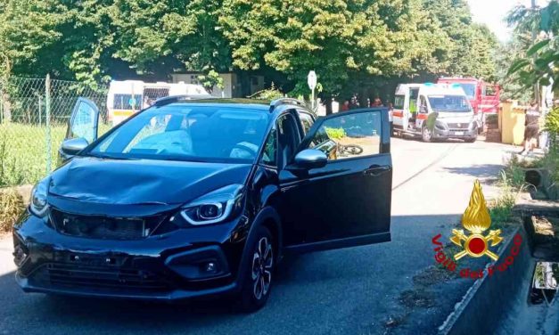 ALICE CASTELLO – Incidente stradale tra una moto e una macchina