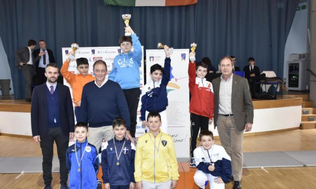 AGLIE’ – Scherma giovanile – Regionale di Spada e Interregionali di Fioretto e Sciabola – Ivrea in evidenza