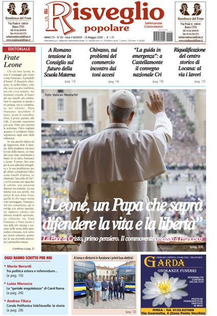 Edizione 15 Maggio 2025