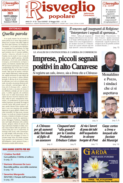 Edizione 29 Maggio 2025