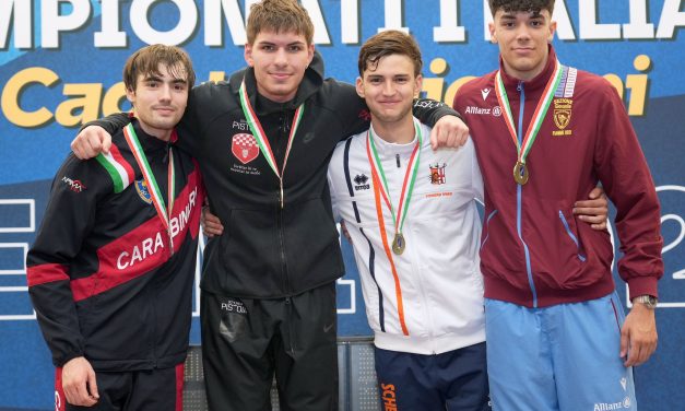 SCHERMA – Campionati Italiani Cadetti e Giovani. Bronzo per Edoardo Strobbia del Circolo Scherma Giuseppe Delfino di Ivrea