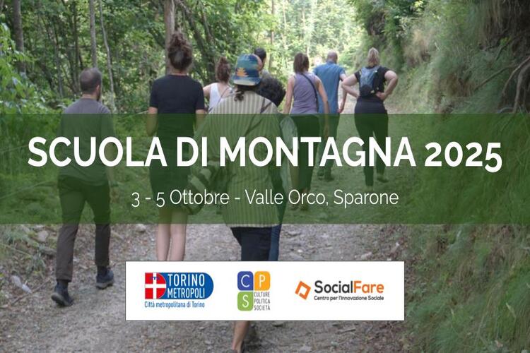 SCUOLA DI MONTAGNA 2025 – Aperta la call per futuri abitanti della montagna. Quest’anno la residenza porterà i suoi partecipanti alla scoperta del territorio della Valle Orco, facendo base nel Comune di Sparone