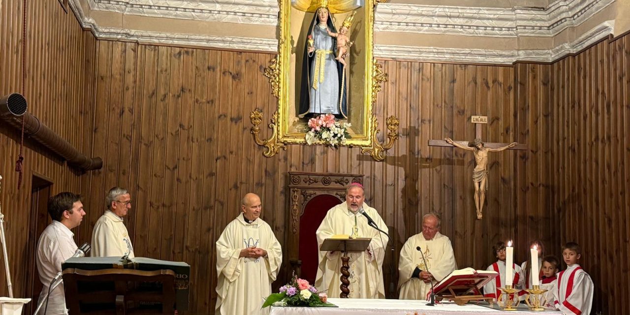 LOCANA /  Echi del Cantellino – Solenne celebrazione in onore della Natività di Maria con il Vescovo Daniele