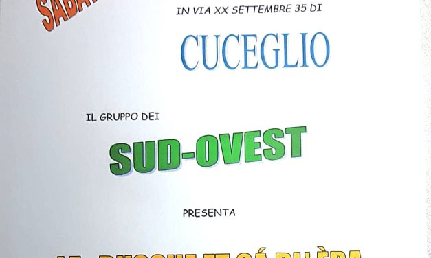 CUCEGLIO – Sabato va in scena ““Le busche et Cà d’èra” – Da non perdere