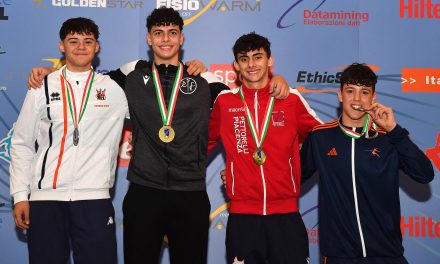 SCHERMA – 1° Prova Nazionale Cadetti, Giovani e Assoluti di Fioretto e Spada – Secondo posto nella gara di spada maschile Cadetti per Tommaso Cuttica