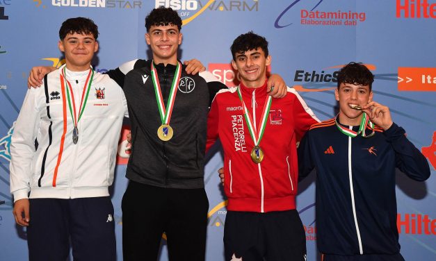 SCHERMA – 1° Prova Nazionale Cadetti, Giovani e Assoluti di Fioretto e Spada – Secondo posto nella gara di spada maschile Cadetti per Tommaso Cuttica