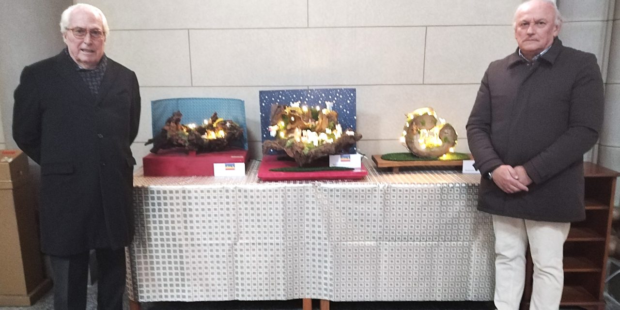 VERCELLI – Il Sindaco Avv. Roberto Scheda visita i “Presepi ant ji süch” giunti nella Diocesi eusebiana