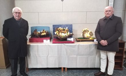 VERCELLI – Il Sindaco Avv. Roberto Scheda visita i “Presepi ant ji süch” giunti nella Diocesi eusebiana