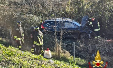 NOTIZIE DAI VIGILI DEL FUOCO – Incidente autonomo sulla A5 nel territorio di Alice Castello