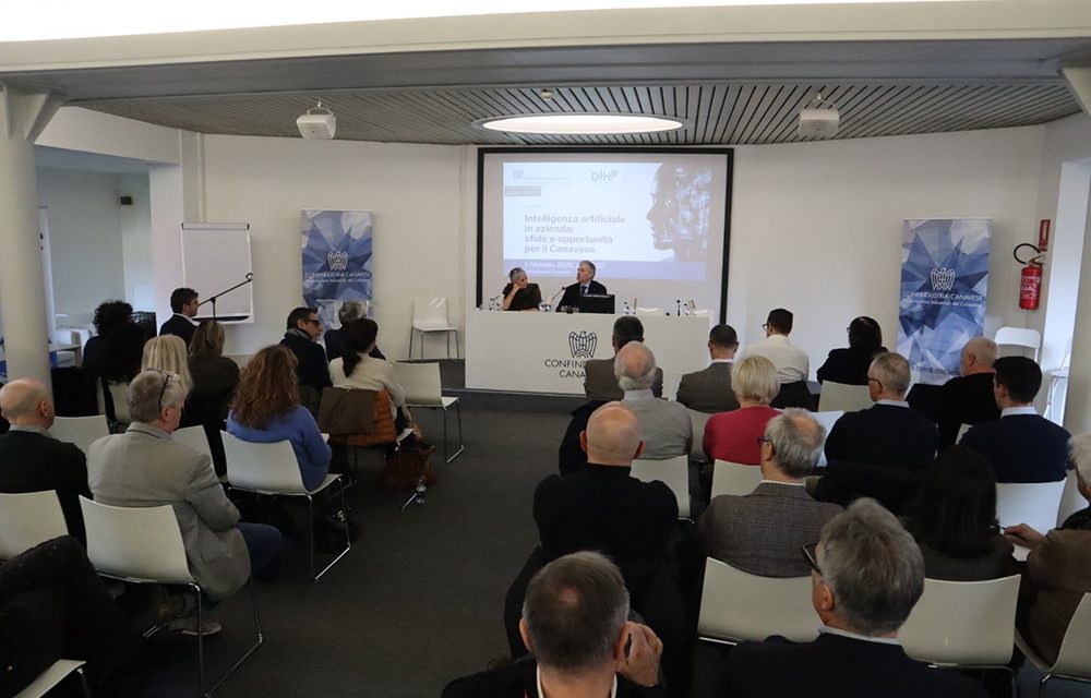 A Ivrea presentati i risultati di un’indagine sull’adozione dell’intelligenza artificiale nelle imprese del Canavese