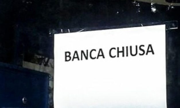 Desertificazione bancaria; un pericolo per i paesi