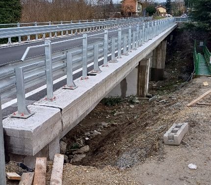 Ultimata la manutenzione straordinaria del ponte della Provinciale 98 di Marentino a Sciolze