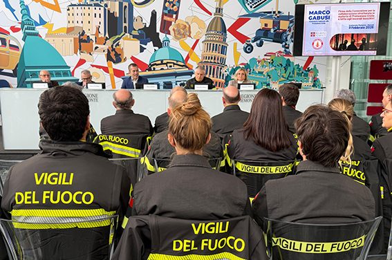 Regione Piemonte e direzione regionale dei Vigili del fuoco rafforzano la collaborazione