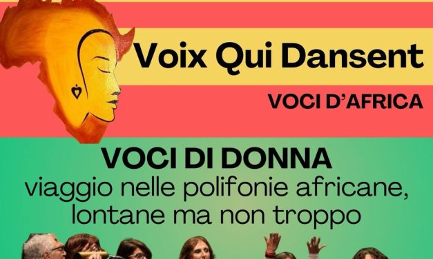 Sabato 7 Marzo 2026, In occasione della Giornata Internazionale della Donna, il Teatro Comunale di Ronco Canavese ospita “Voci di Donna”, un viaggio musicale tra le polifonie africane proposto dal gruppo vocale Voix Qui Dansent