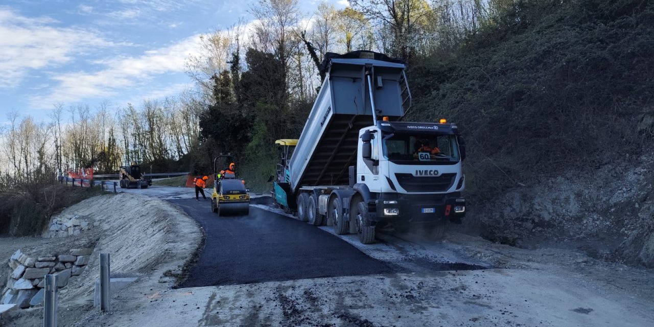 RIAPRE LA STRADA PROVINCIALE 104 TRA LAURIANO E MORANSENGO-TONENGO