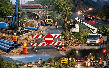 #StradeCittaMetroTo Interruzioni per lavori sulle Provinciali 74-d1, 84-d1, 195, 197 e 244