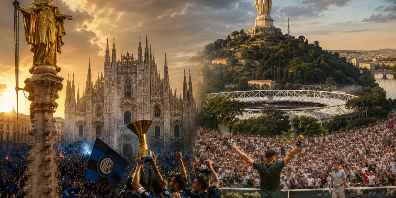 Derby, tennis e Madonnine: il cielo guarda Roma e Milano